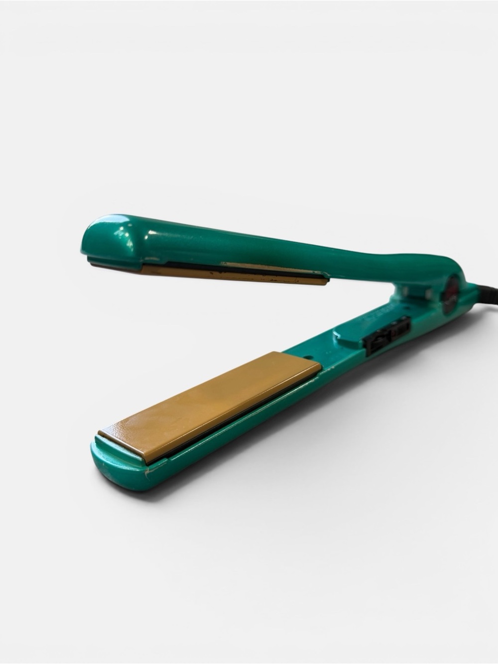 CHI Air 1” Ceramic Flat Iron Teal Hair Straightener CA1014 Adjustable Heat 410F